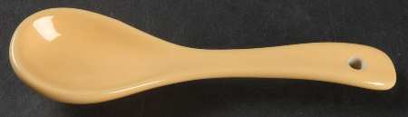 Woven Traditions Butternut Ceramic Tasting Spoon