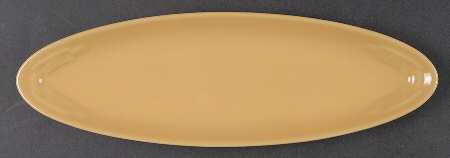Woven Traditions Butternut 12" Oval Narrow Tray