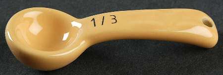 Woven Traditions Butternut 1/3 Teaspoon Ceramic Measuring Spoon