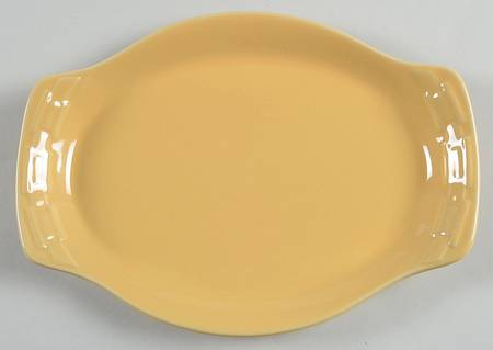 Woven Traditions Butternut 9" Oval Serving Platter