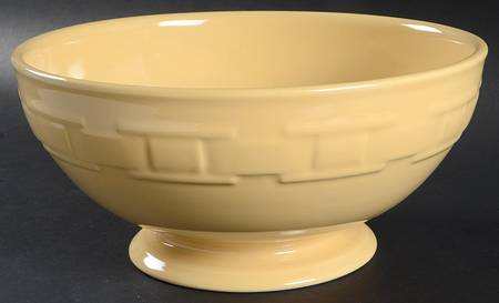 Woven Traditions Butternut 10" Footed Bowl