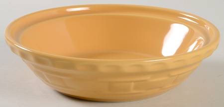 Woven Traditions Butternut 7" Pie Baking Plate