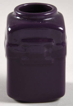 Woven Traditions Eggplant Small Spice Jar No Cork Stopper