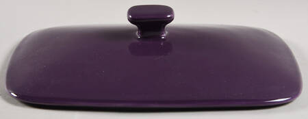 Woven Traditions Eggplant Lid for 1.5 Qt Rectangular Casserole