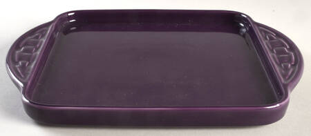 Woven Traditions Eggplant 10" Square Tray/Baker Lid (for SQ10LT)
