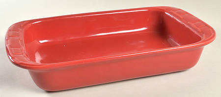 Woven Traditions Tomato (Red) 13"  Rectangular Baker