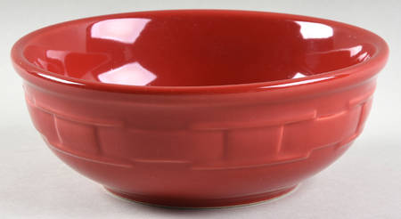 Woven Traditions Tomato (Red) Coupe Cereal Bowl
