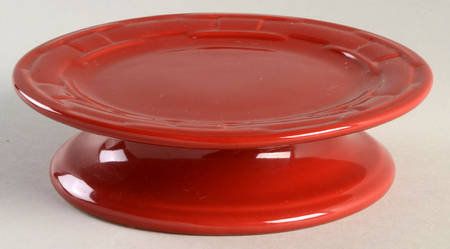Woven Traditions Tomato (Red) 4" Pillar Candleholder