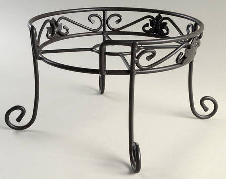Woven Traditions Tomato (Red) Metal Warmer Stand
