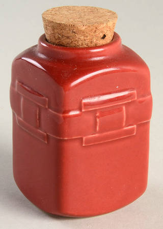 Woven Traditions Tomato (Red) Small Spice Jar & Cork Stopper