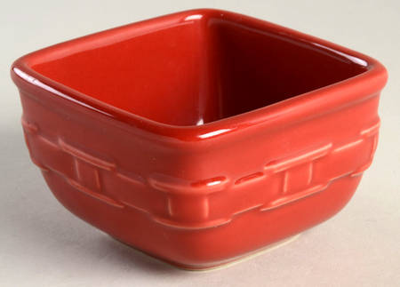 Woven Traditions Tomato (Red) Dessert Bowl