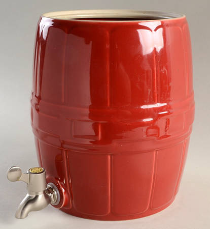 Woven Traditions Tomato (Red) China Beverage Server No Lid