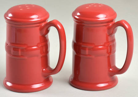 Woven Traditions Tomato (Red) Stove Top Salt & Pepper Set