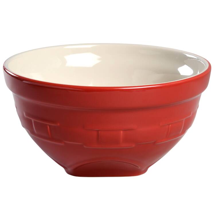 Woven Traditions Tomato (Red) 9" Mixing Bowl