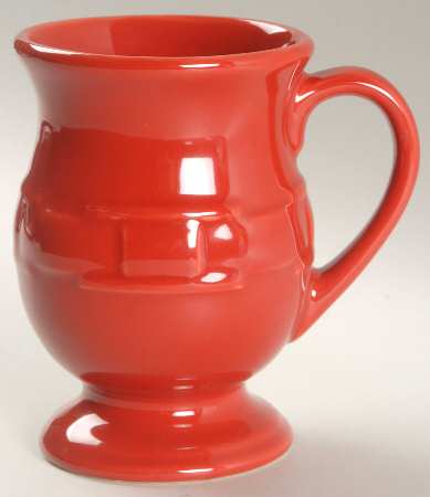 Woven Traditions Tomato (Red) Latte Mug
