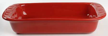 Woven Traditions Tomato (Red) 11" Rectangular Baker