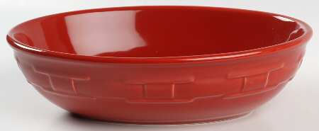 Woven Traditions Tomato (Red) 9" Oval Vegetable Bowl
