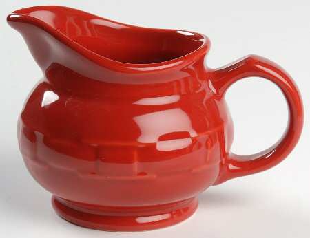 Woven Traditions Tomato (Red) Creamer