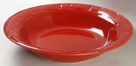 Woven Traditions Tomato (Red) 12" Pasta Serving Bowl