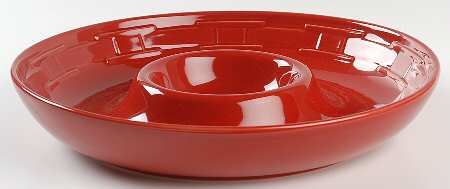Woven Traditions Tomato (Red) 1 Piece Chip & Dip