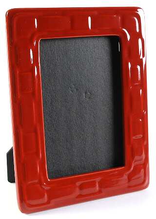 Woven Traditions Tomato (Red) 8" Picture Frame