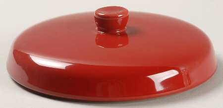 Woven Traditions Tomato (Red) Lid for 1 Qt Round Casserole