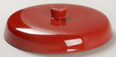 Woven Traditions Tomato (Red) Lid for 2 Qt Round Covered Casserole