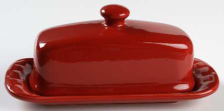 Woven Traditions Tomato (Red) 1/4 Lb Covered Butter