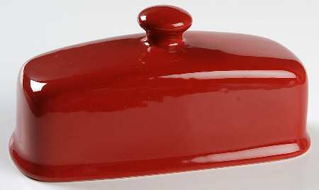 Woven Traditions Tomato (Red) Lid for 1/4 Lb Butter