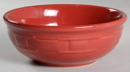 Woven Traditions Tomato (Red) Coupe Cereal Bowl