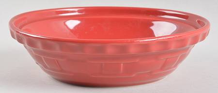 Woven Traditions Tomato (Red) 7" Pie Baking Plate