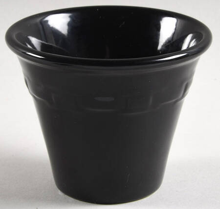 Woven Traditions Ebony 3" Flower Pot No Underplate