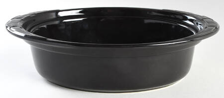 Woven Traditions Ebony 3 Qt Oval Covered Casserole No Lid