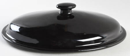 Woven Traditions Ebony Lid for 3 Qt Oval Covered Casserole