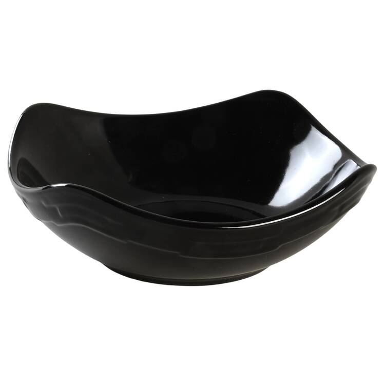 Woven Traditions Ebony Medium Ripple Bowl