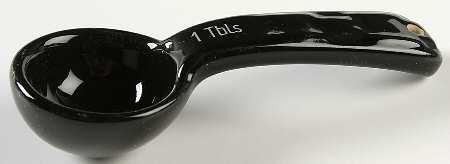 Woven Traditions Ebony 1 Tablespoon Ceramic Measuring Spoon