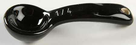 Woven Traditions Ebony 1/4 Teaspoon Ceramic Measuring Spoon