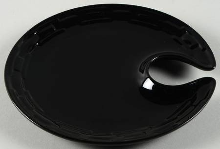 Woven Traditions Ebony Wine and Cheese Plate