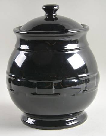 Woven Traditions Ebony Medium Canister & Lid