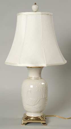 Tranquility 22" Electric Lamp & Shade