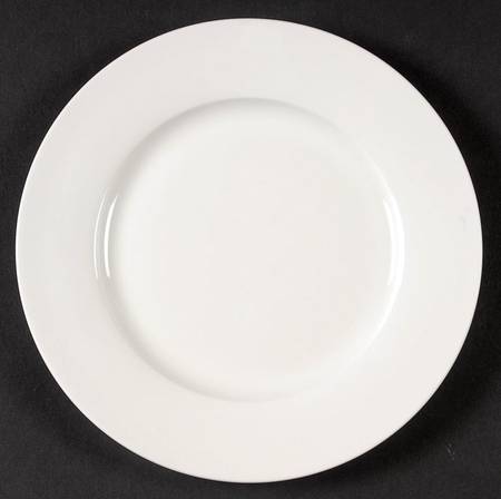 Aquis White Salad Plate