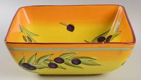 Sonora 9" Square Serving Bowl