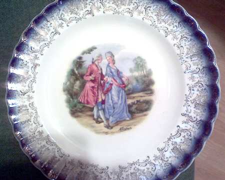 Promenade Mandarin Blue by Limoges-American