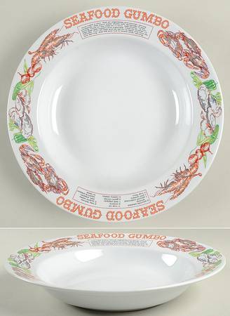 LJU1 Large Rim Soup Bowl