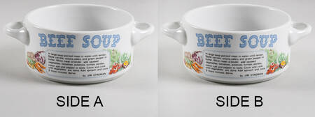 LJU1 Individual Handled Soup Bowl
