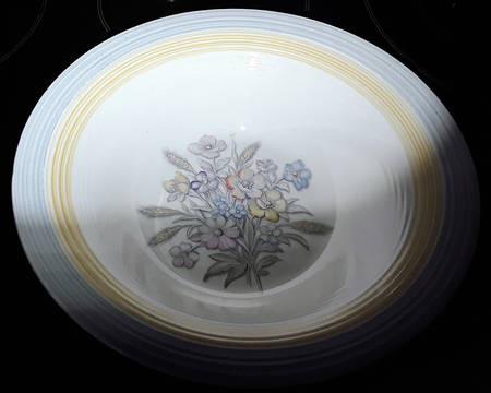 Oslo Surf (Grey Yellow) Rim Soup Bowl