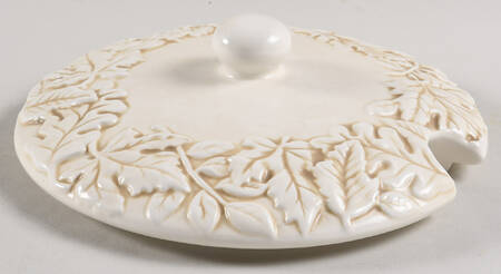 Embossed Leaf Lid for Tureen