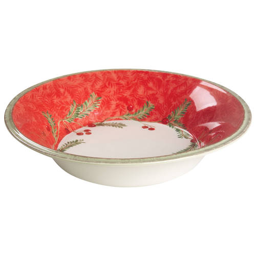 Holiday Gatherings Holiday Wreath 8" Soup/Pasta Bowl