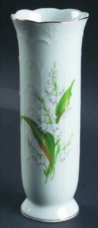 LEF67 (Gold Trim) 6" Vase