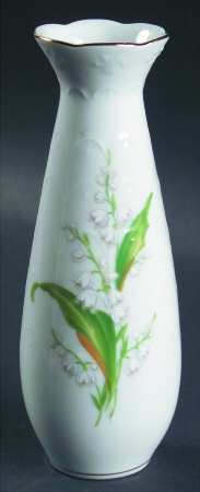 LEF67 (Gold Trim) 6" Bud Vase